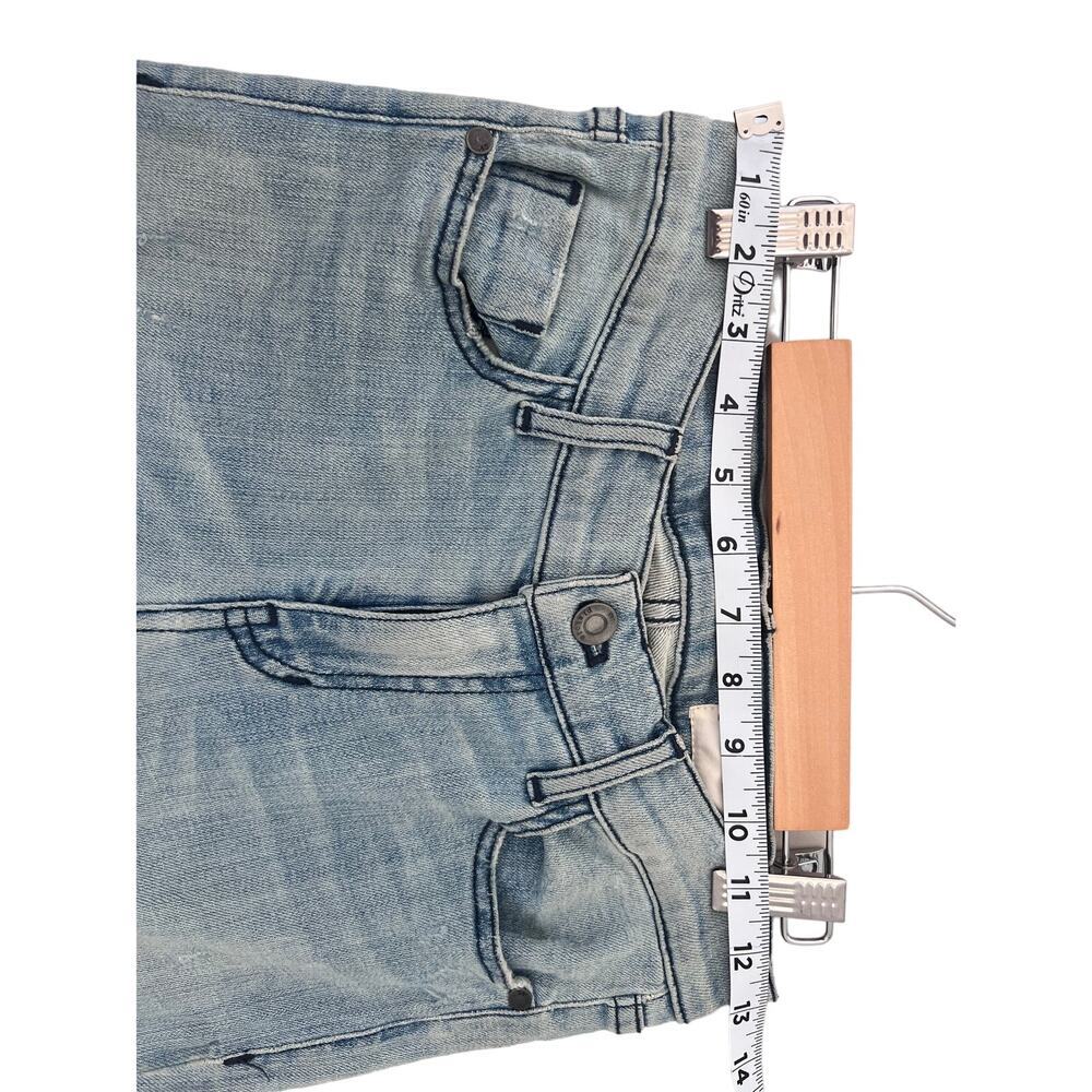 Pistola Women's Distressed Flare Jeans Size 27 Light Wash Denim - Picture 8 of 8